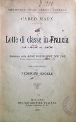 Le lotte di classe in Francia dal 1848 al 1850