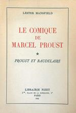 Le comique de Marcel Proust: Proust et Baudelaire