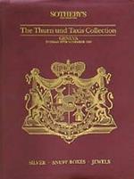 Sotheby's Geneva. The Thurn und taxis Collection. 17th November 1992