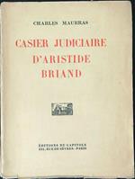 Casier judiciaire d'Aristide Briand