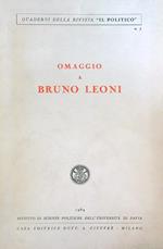 Omaggio a Bruno Leoni