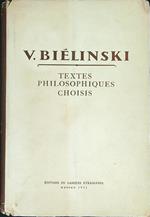 V. Bielinski Textes philosophiques choisis
