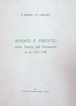 Spunti e profili nella Storia del Piemonte nei sec. XVII e XVIII