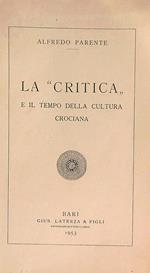 La Critica e il tempo della cultura crociana