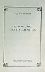 Filosofi greci dell'età ellenistica