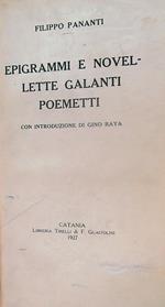 Epigrammi e novellette galanti poemetti 