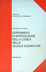 Esperimenti di introduzione della logica nelle scuole elementari