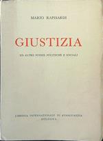 Giustizia ed altre poesie politiche e sociali