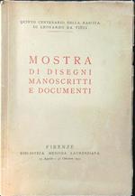 Mostra di disegni, manoscritti e documenti