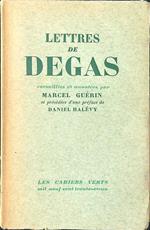 Lettres de Degas