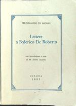 Lettere a Federico De Roberto