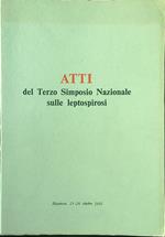 Atti del Terzo Simposio Nazionale sulle leptospirosi