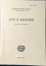 Atti e memorie vol. XLIX