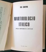 Martirologio italico. Volume primo
