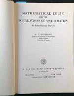 Mathematical logic and the foundations of mathematics. An introductory survey