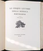 Le cinque lettere della monaca Portoghese (copia n. 61)