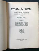 Storia di Roma dalle origini all'inizio delle guerre puniche 5 voll.