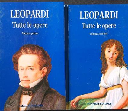 Tutte le opere 2 voll. - Giacomo Leopardi - copertina