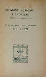 Riunione massonica piemontese ( Torino, 17 Dicembre 1949 )