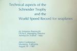 Technical aspects of the Schneider Trophy and the world speed record for seaplanes