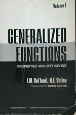 Generalized Functions. Volume I
