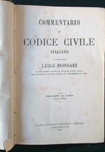 Commentario del codice civile italiano vol. 4 parte 1