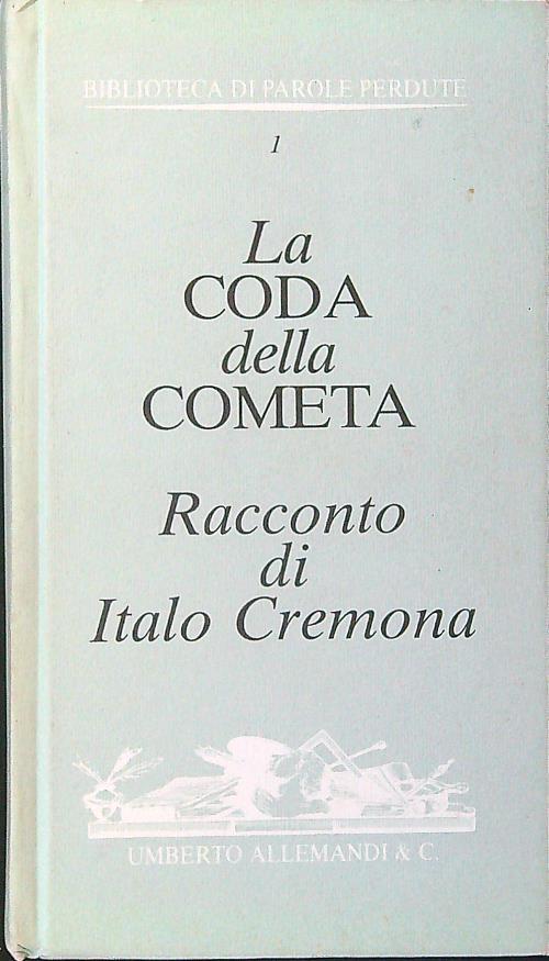 La coda della cometa - Italo Cremona - copertina