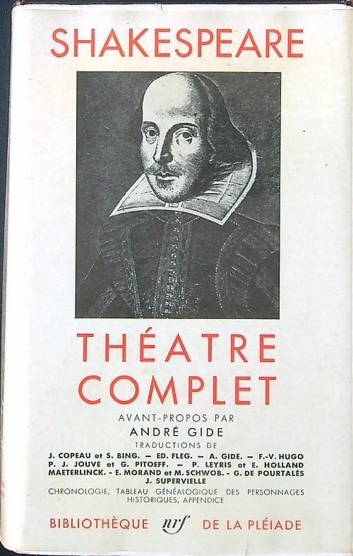 Theatre complet - William Shakespeare - copertina