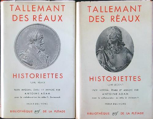 Historiettes 2 tomes - Tallemant des Reaux - copertina