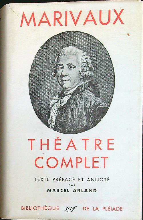 Theatre complet - Marivaux - copertina