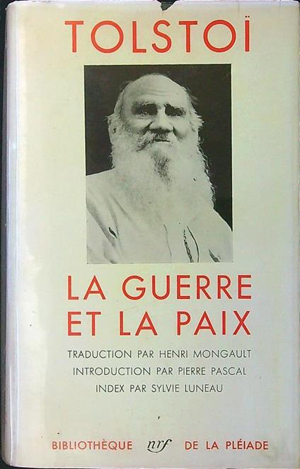 La guerre et la paix - Tolstoi - copertina