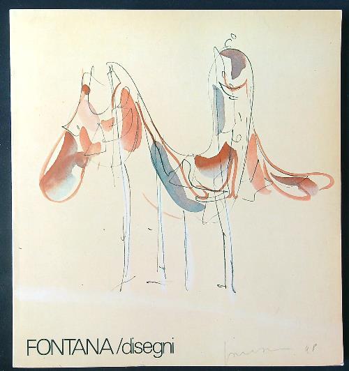 Fontana. Disegni - copertina