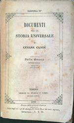 Documenti per la storia universale dispensa 58