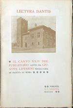 Lectura Dantis: il canto XXIV del Purgatorio