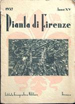 Pianta di Firenze 1937 Anno XV
