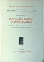 Dizionario storico di deonomastica