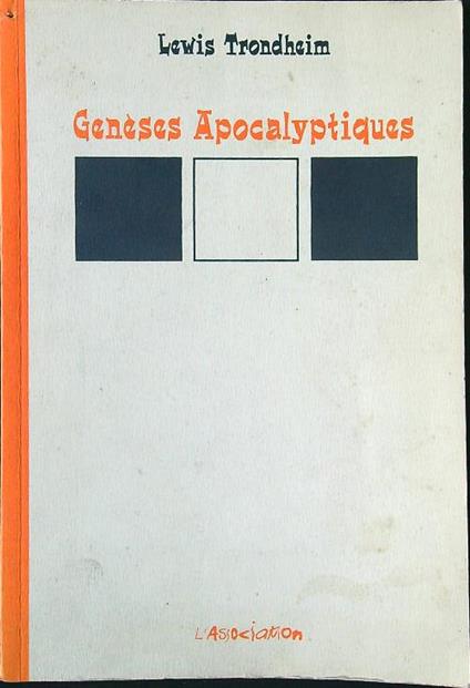 Geneses Apocalyptiques - Lewis Trondheim - copertina