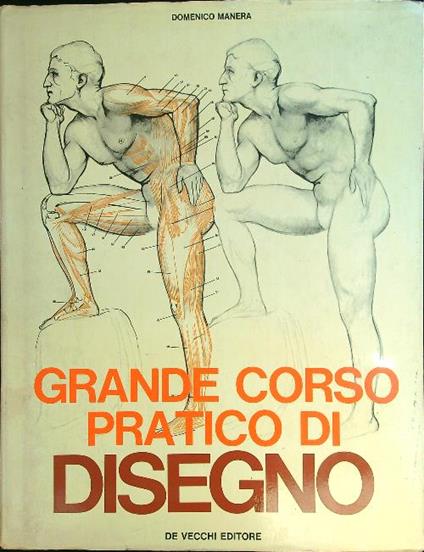 Grande corso pratico di disegno - Domenico Manera - copertina