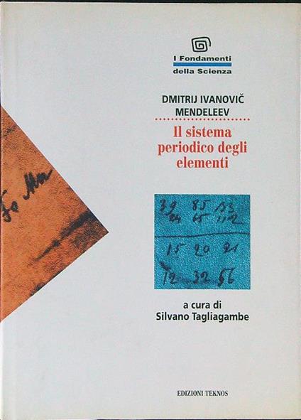 Il  sistema periodico degli elementi - Dmitrij Ivanovic Mendeleev - copertina