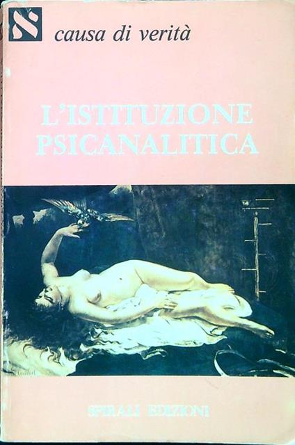 L' istituzione psicanalitica - copertina