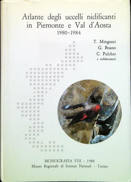 Monografia VIII - Atlante degli uccelli nidificanti in Piemonte e Val d'Aosta - copertina