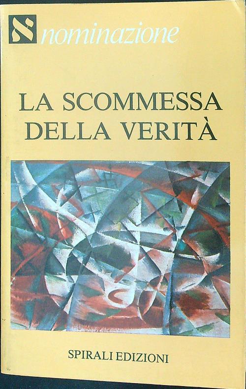 La  scommessa della verità - copertina