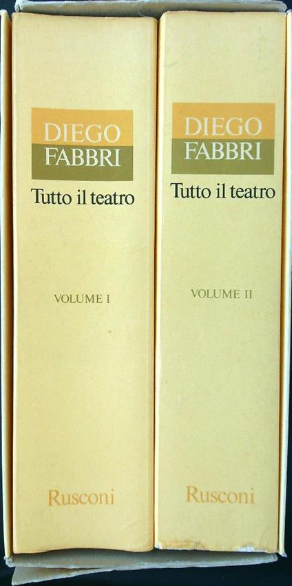 Tutto il teatro 2 vv. - Diego Fabbri - copertina