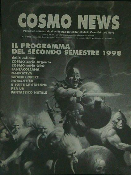 Cosmo news n. 4 / 1998 - copertina