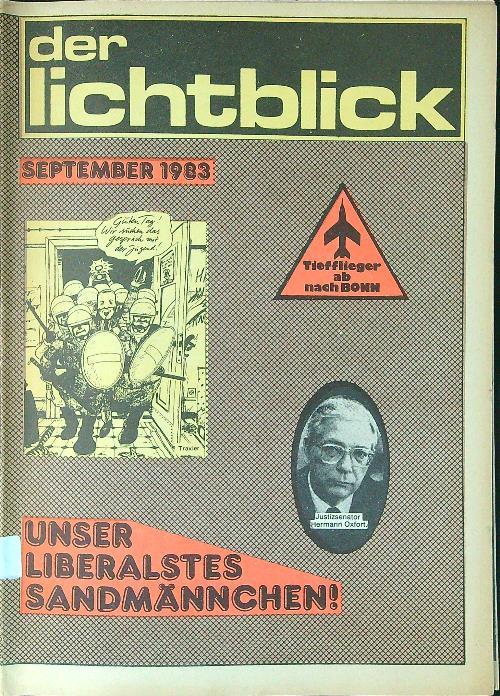 Der  Lichtblick September 1983 - copertina