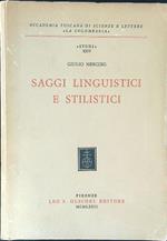 Saggi linguistici e stilistici