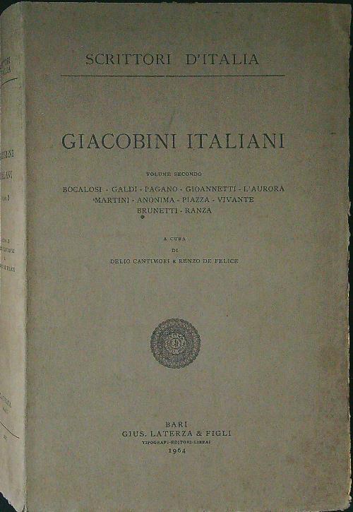 Giacobini Italiani Vol II - copertina