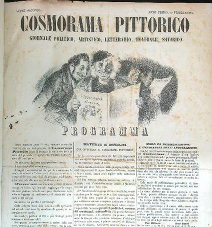 Cosmorama pittorico 1851 - copertina