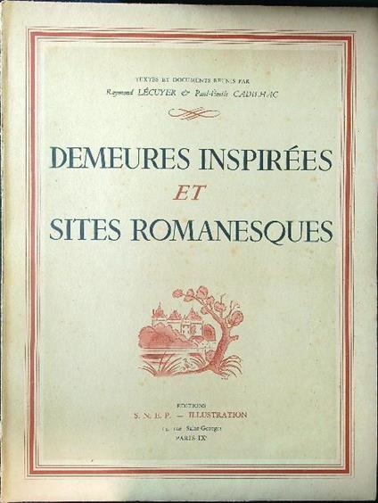 Demeures inspirées et sites romanesques - Lecuyer - copertina