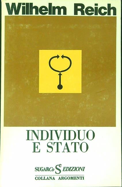 Individuo e Stato - Wilhelm Reich - copertina